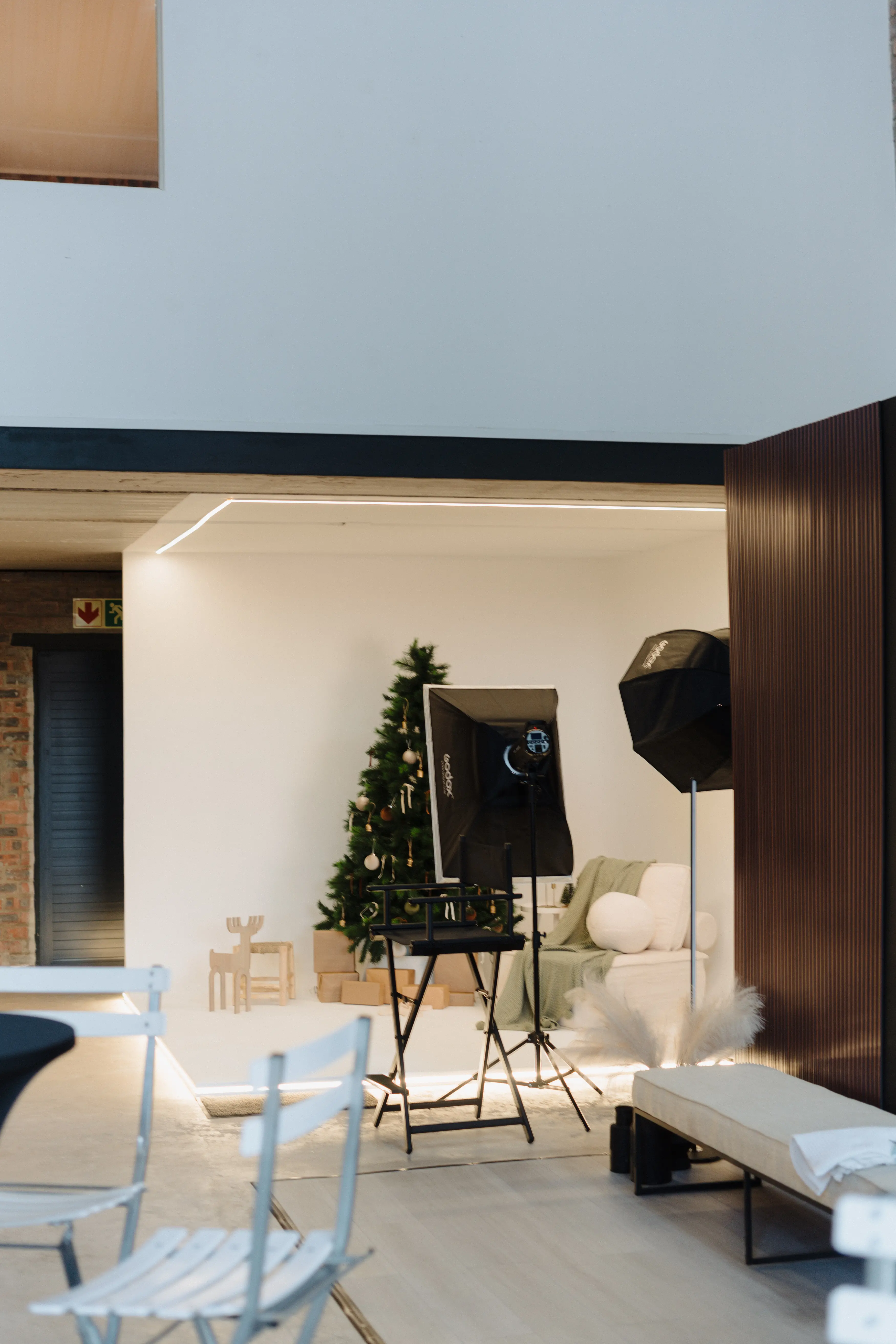 Christmas studio shoot